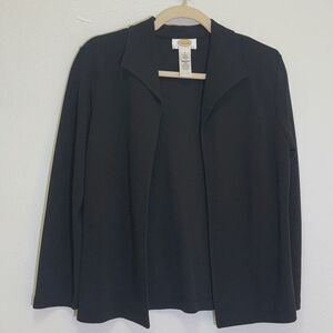 Talbots - Black Open Front Jacket - size P (Petite XS)